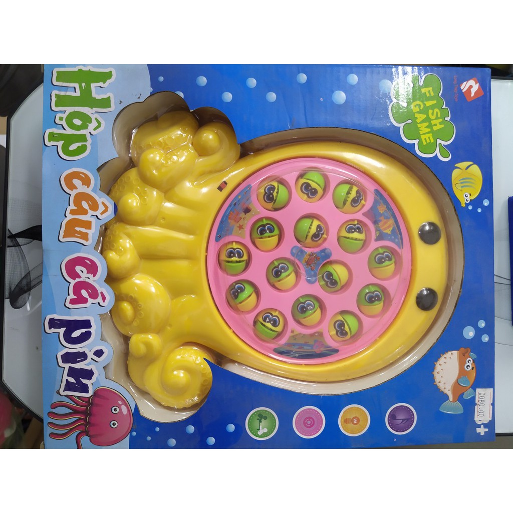 Đồ Chơi Câu Cá Thác Nước Cho Bé 💖  💖 Đồ Chơi Câu Cá,Dùng Pin, Có Nhạc, Thác Trượt,Cá Bay Siêu Xịn.