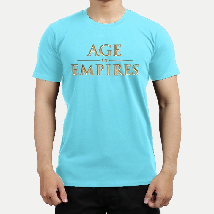 Áo thun nam cổ tròn Depstyle PT132 in logo game đế chế Age Of Empires