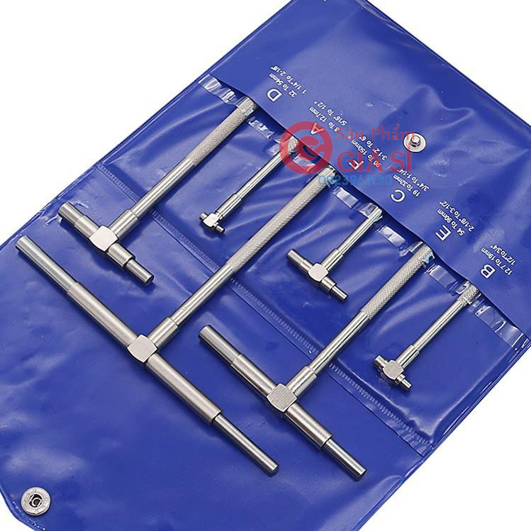 Bộ cử đo lỗ đo đường kính trong 8 – 150mm 6 pcs ❤️freeship❤️