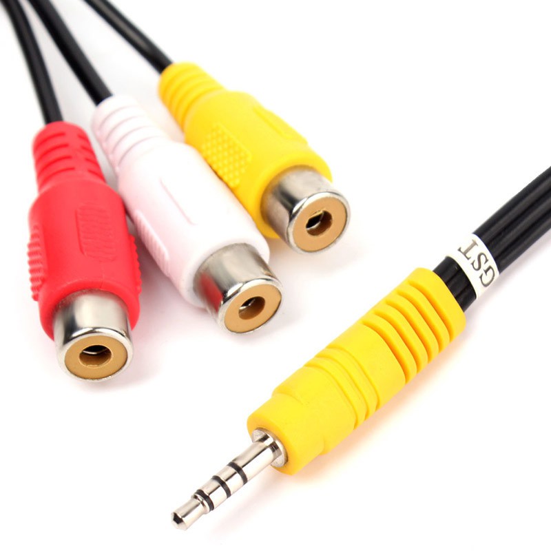 Cáp Chuyển Đổi Âm Thanh 3.5mm Sang 3rca