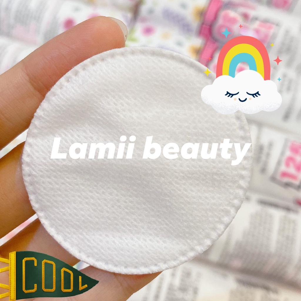 Bông tẩy trang KOKIMI bịch vuông 260 miếng& cây tròn 155 miếng - LAMII BEAUTY