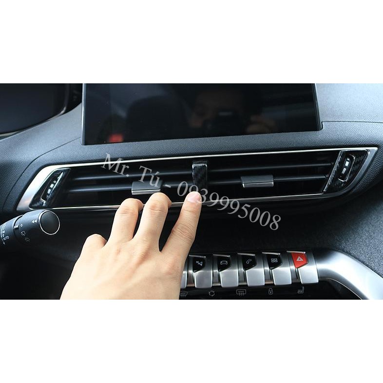 Ốp carbon khe gió trung tâm xe Peugeot 5008 Peugeot 3008 All New