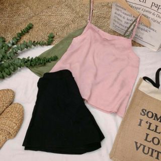 Set bộ đồ áo lụa + short