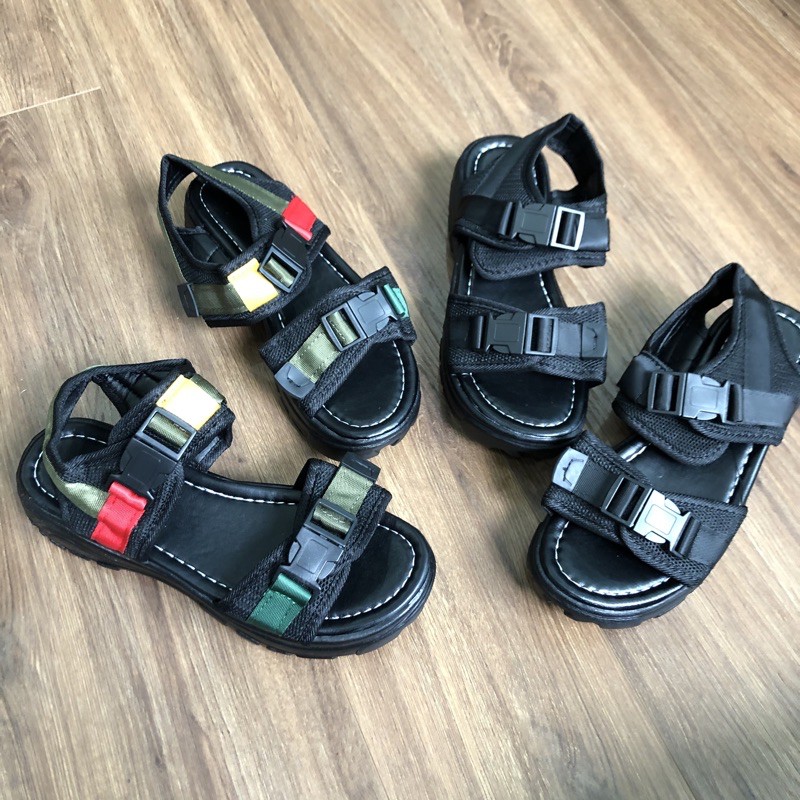 Sandal Nữ Đế Cao Khuy Bấm Nhiều Màu Siêu Xinh