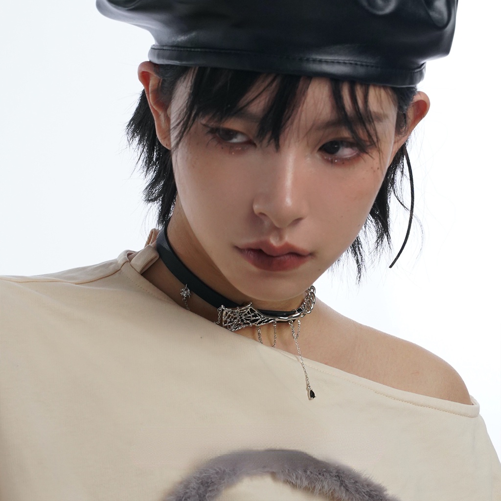 Vòng Cổ Choker Bằng Da Thời Trang Cá Tính Cho Nữ