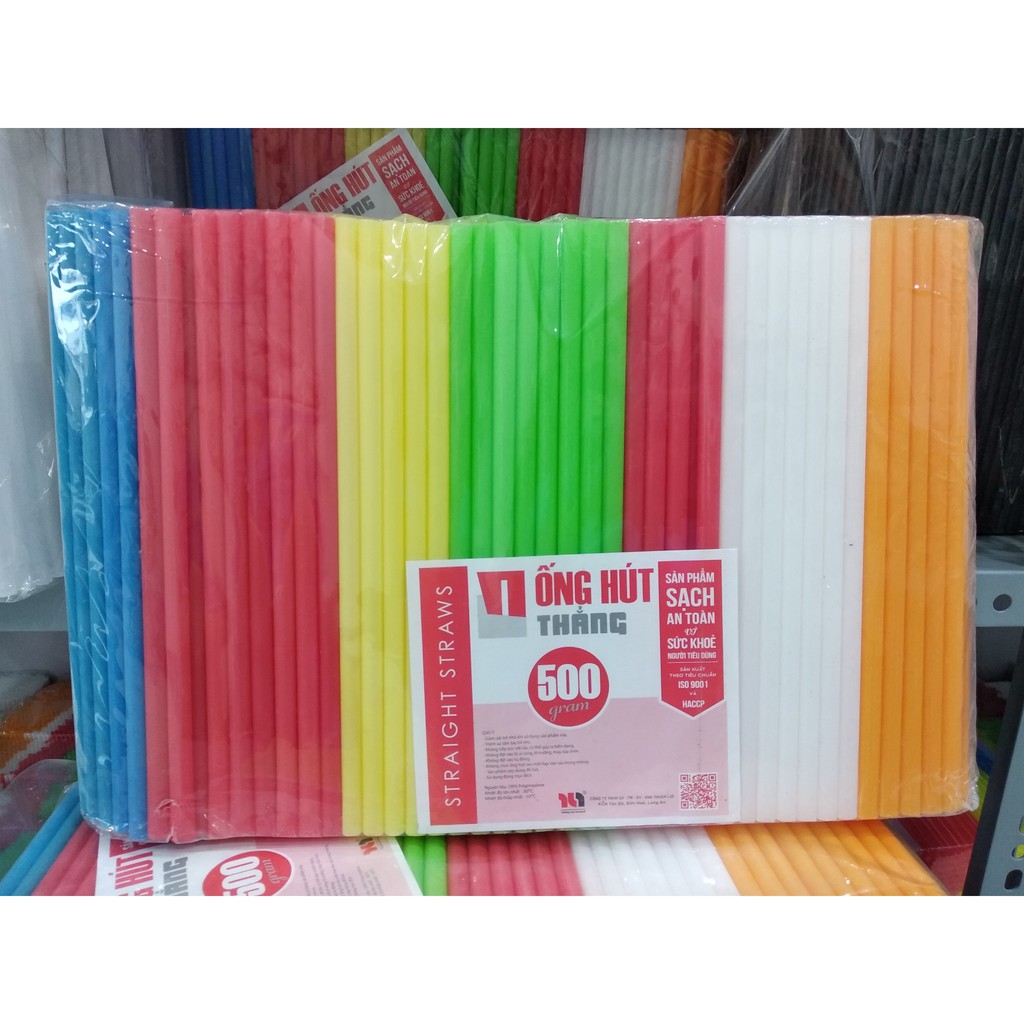 Gói 500gr Ống hút thẳng phi 8