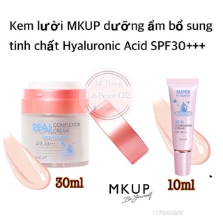 (Bill) Kem lười MKUP dưỡng ẩm bổ sung tinh chất Hyaluronic Acid SPF30+++- 30ml hoặc 10ml