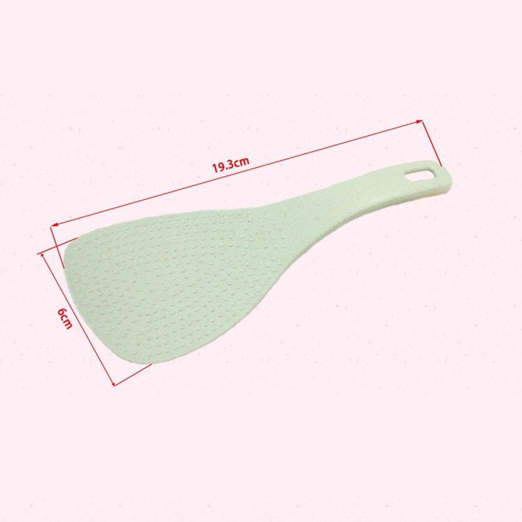 Vá xới cơm bằng rơm lúa mì PP an toàn cho sức khỏe chất lượng cao 19.3*6cm