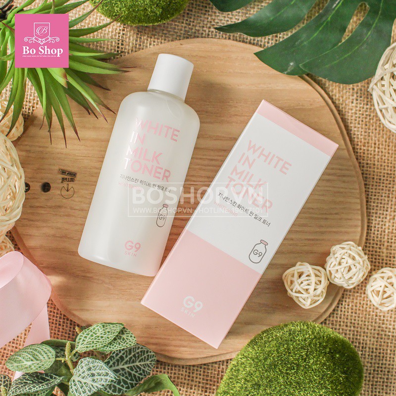 Nước hoa hồng G9 Skin White In Milk Toner