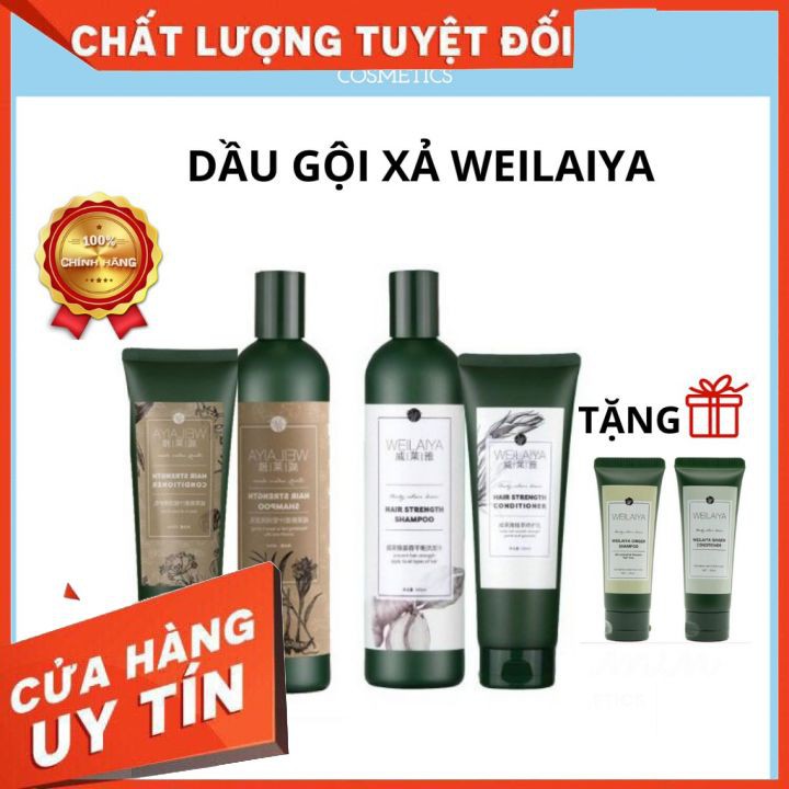 Dầu gội gừng xả weilaya 💚 siêu kích mọc tóc 💚 chống Gãy rụng SIÊu BÓng MượT💚