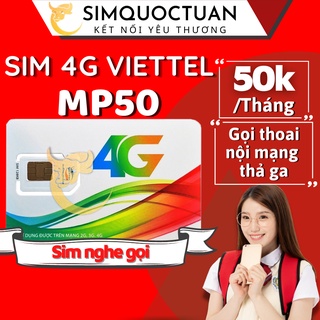 [FREE 1 THÁNG] Sim Viettel MP50 miễn phí gọi nội mạng hoàn toàn
