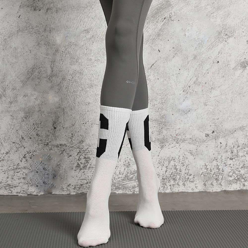 Vớ Cotton Thoáng Khí Chống Trượt Nhanh Khô Free Size Dùng Tập Yoga / Pilates