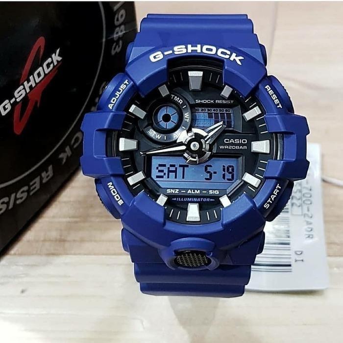 [Mã FARSBR243 giảm 15% đơn 249K] Đồng Hồ Casio Nam Dây Nhựa G-SHOCK GA-700-2ADR Chính Hãng