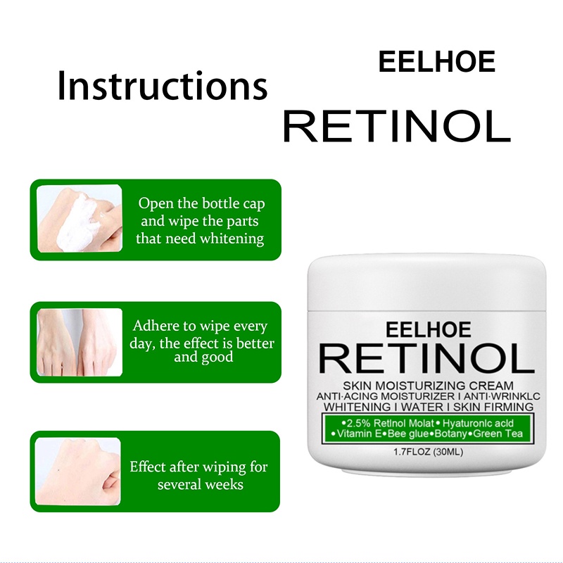 Kem Làm Trắng Vùng Da Dưới Cánh Tay / Đầu Gối / Mông Xóa Melanin Cải Thiện Sắc Tố Melanin Nu