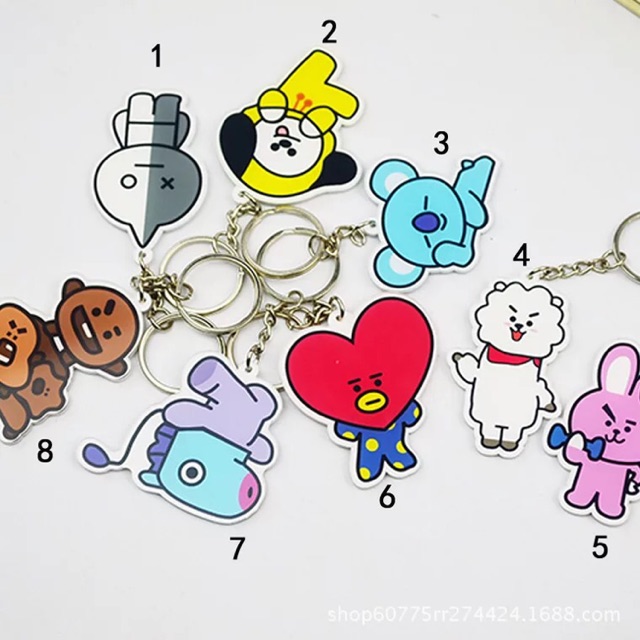 Móc khoá Mica BT21 BTS