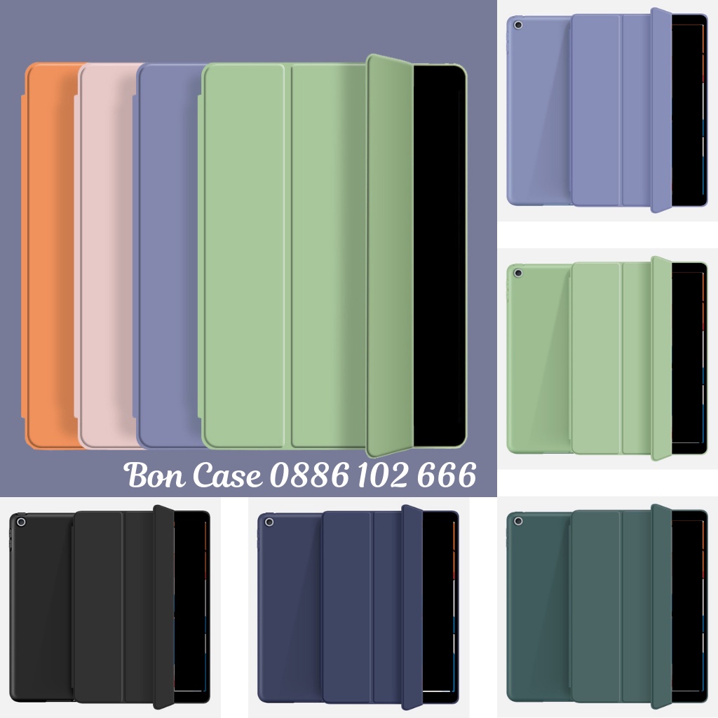 Ốp ipad silicon 3 mảnh chất đẹp đa màu sắc ốp ipad Gen 5-6-7-8-9 - Pro 11-10.5 - Air 1-2-3-4-5...BON CASE