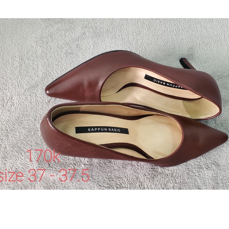 Giày công sở si hiệu da thật secondhand