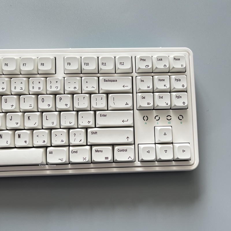 Minimalist White Keycap XDA Hồ sơ Nhật Bản Chủ đề PBT Thuốc nhuộm phụ Bàn phím cơ học Keycap 127 Phím