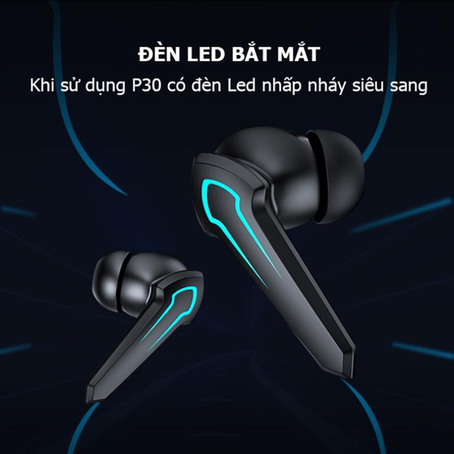 Tai Nghe Chơi Game Không Dây Bluetooth 5.2 P30 Pro Tws Có Mic Độ Trễ 0.045s - Chính Hãng HD DESIGN