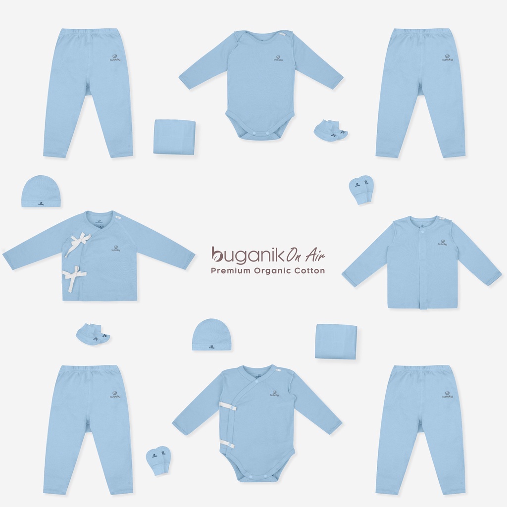 Bu Set Quần Áo Sơ Sinh Hữu Cơ Tiệt Trùng Hút Chân Không