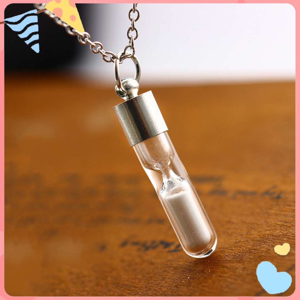 Vòng cổ Mặt Đồng Hồ Cát Phát Sáng Độc Đáo Thời Trang Cho Nữ