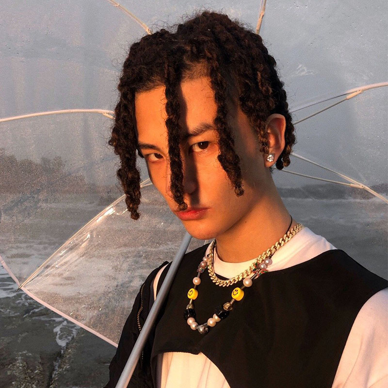 Vòng Cổ Hợp Kim Mặt Hình Khối Xúc Xắc Phong Cách Hàn Quốc