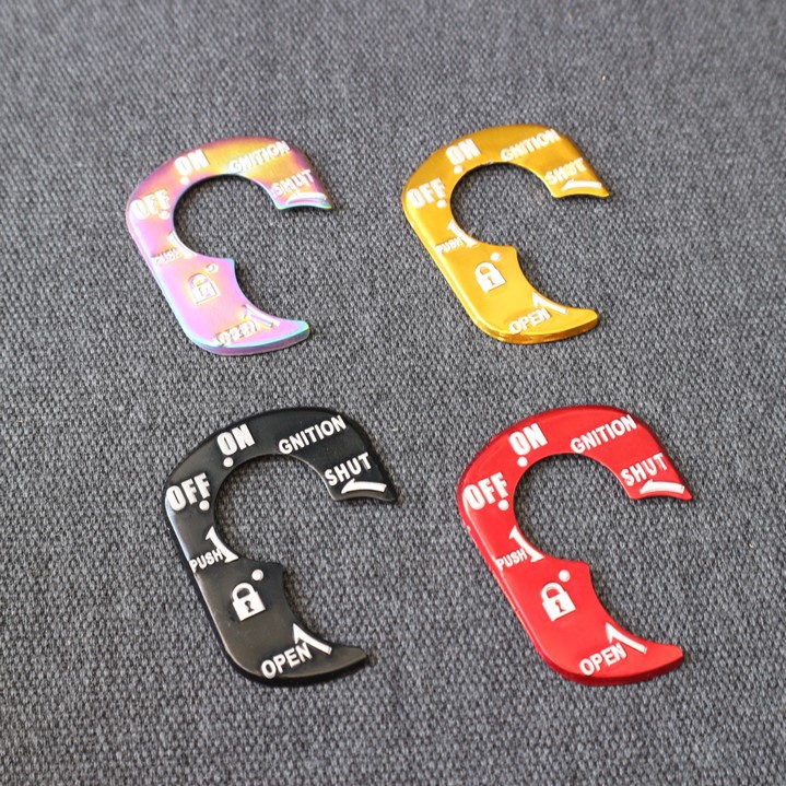 TEM DÁN Ổ KHÓA TRANG TRÍ XE WINNER BẰNG NHÔM CHỐNG TRẦY XƯỚC ( nhiều màu )