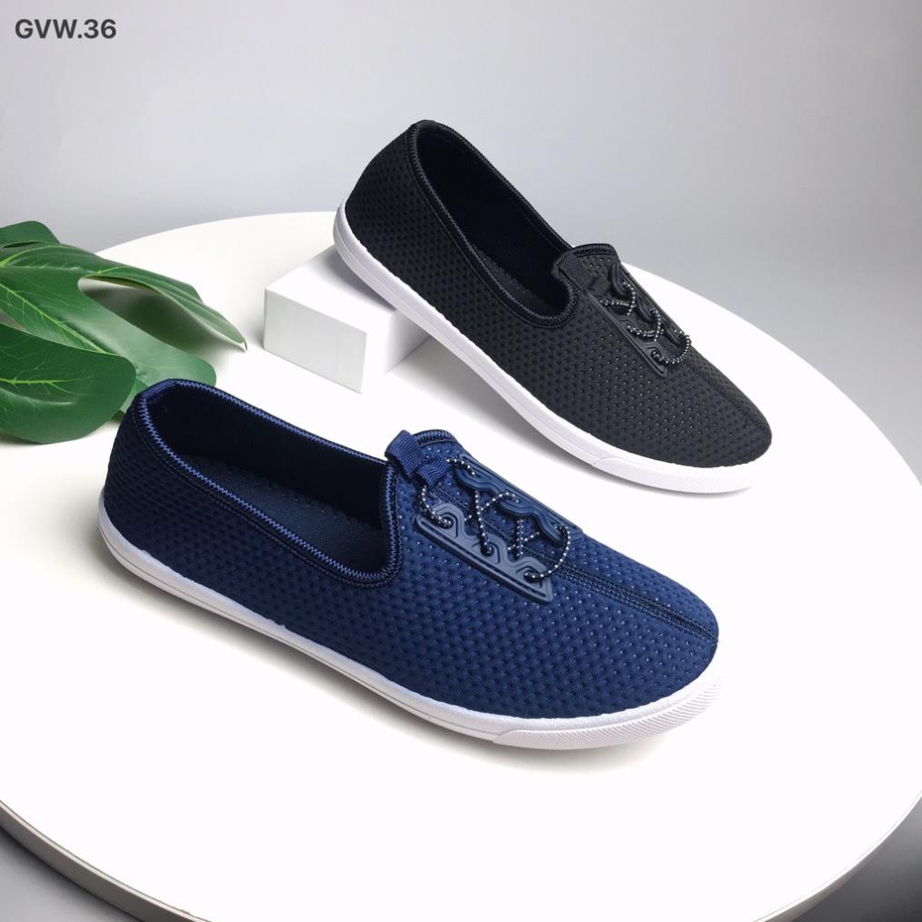 Giày thể thao nữ BITAS ❤️FREESHIP❤️ Giày bata đi bộ, chạy bộ vải dệt mềm đế cao su GVW36 )*Bx