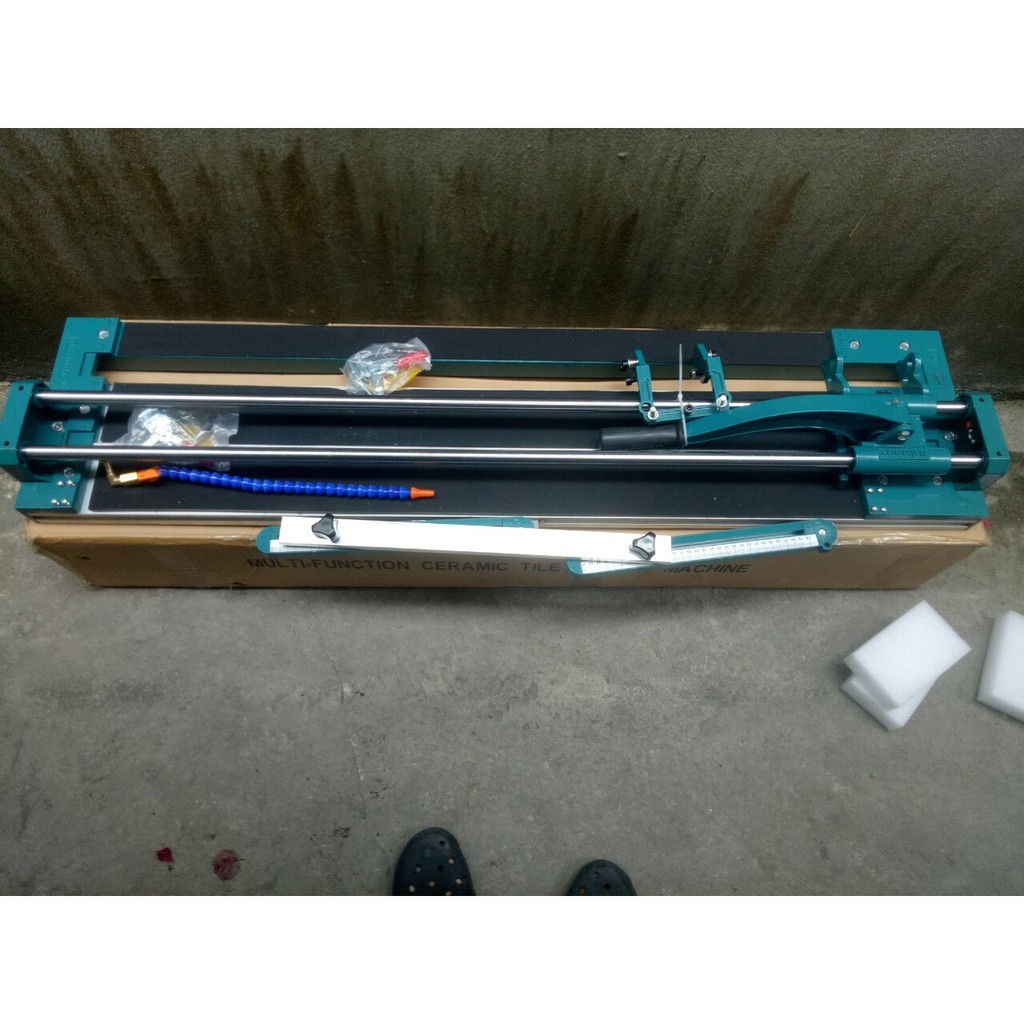 Máy cắt gạch mài mòi TOPWAY 1m - Thiết bị hoàn thiện bề mặt chuyên nghiệp