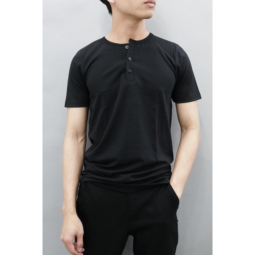 Áo thun nam nữ Facioshop tay ngắn cổ xẻ VA03, VB03, VC03, VD03