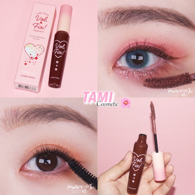 [ CÓ BILL ] CHUỐT MI ETUDE HOUSE HEART BLOSSOM LASH PERM VOLUME FIX MASCARA