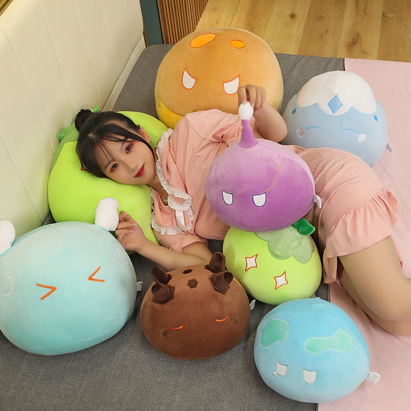 🔥Cái mới! 🔥Gấu bông slime nguyên tố genshin impact nhiều mẫu 30/40cm