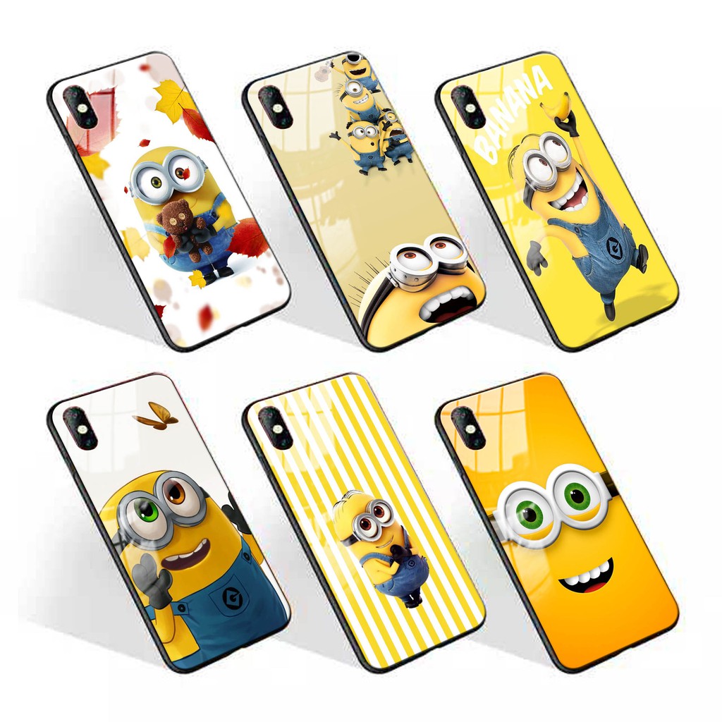 Ốp Điện Thoại Mặt Kính Họa Tiết Despicableble Cho Oppo Vivo Xiaomi Samsung Iphone 2 3 5 5i 5 Pro C1 67