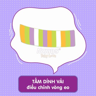 Tã/Bỉm dán Nannys S/M/L/XL/XXL 50 chiếc/bịch