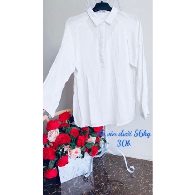 Áo vin trắng kiểu