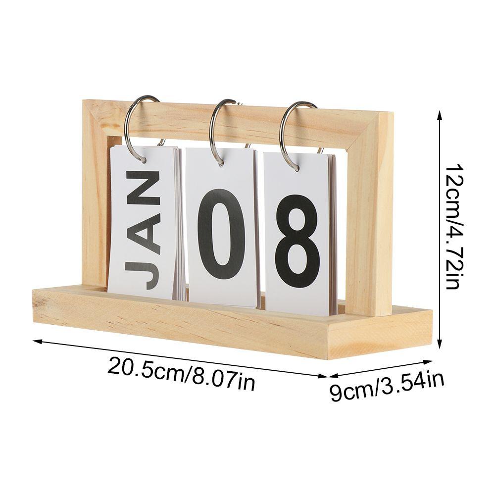 Lịch Gỗ Để Bàn Thiết Kế Sáng Tạo Dùng Trang Trí