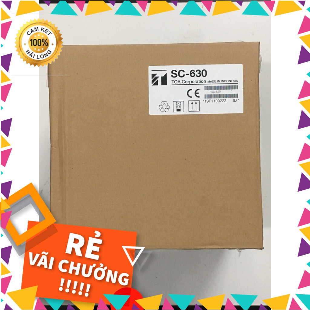 Loa toa 30W SC-630 nhập khẩu indonesia chính hãng vành nhôm chống nước