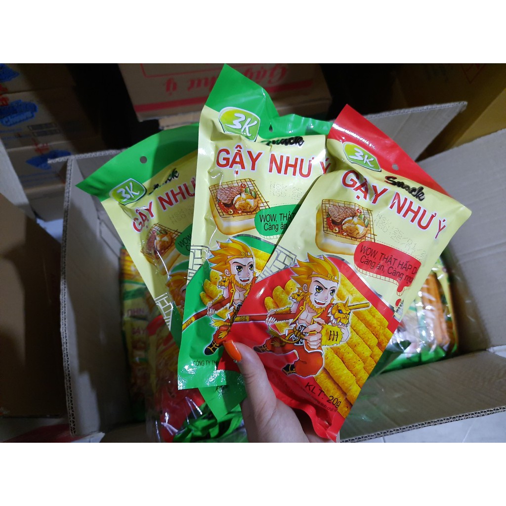 10 gói snack gậy như ý SỈ LẺ ĐÒ ĂN VẶT