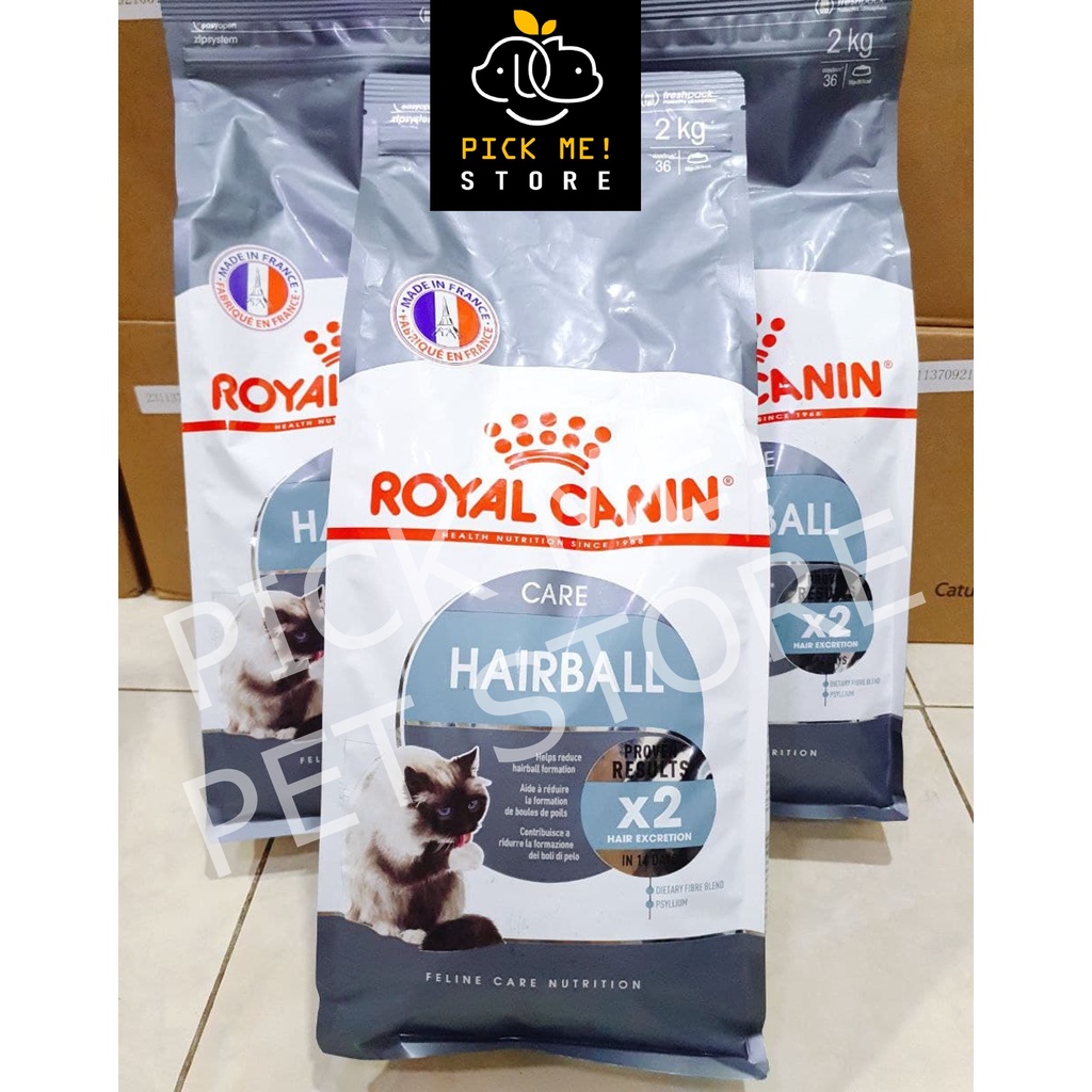 [ CHÍNH HÃNG ] Hạt Royal Canin Hairball Tiêu Búi Lông Cho Mèo 400g 2kg