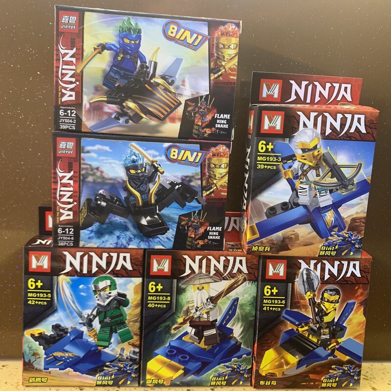 Đồ Chơi Lắp Ráp Lego Ninjago Xếp Hình Các Nhân Vật-random mẫu