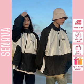 Áo khoác dù nữ nam 7zia jacket, áo khoác gió unisex 2 lớp phong cách ulzzang senava ak19