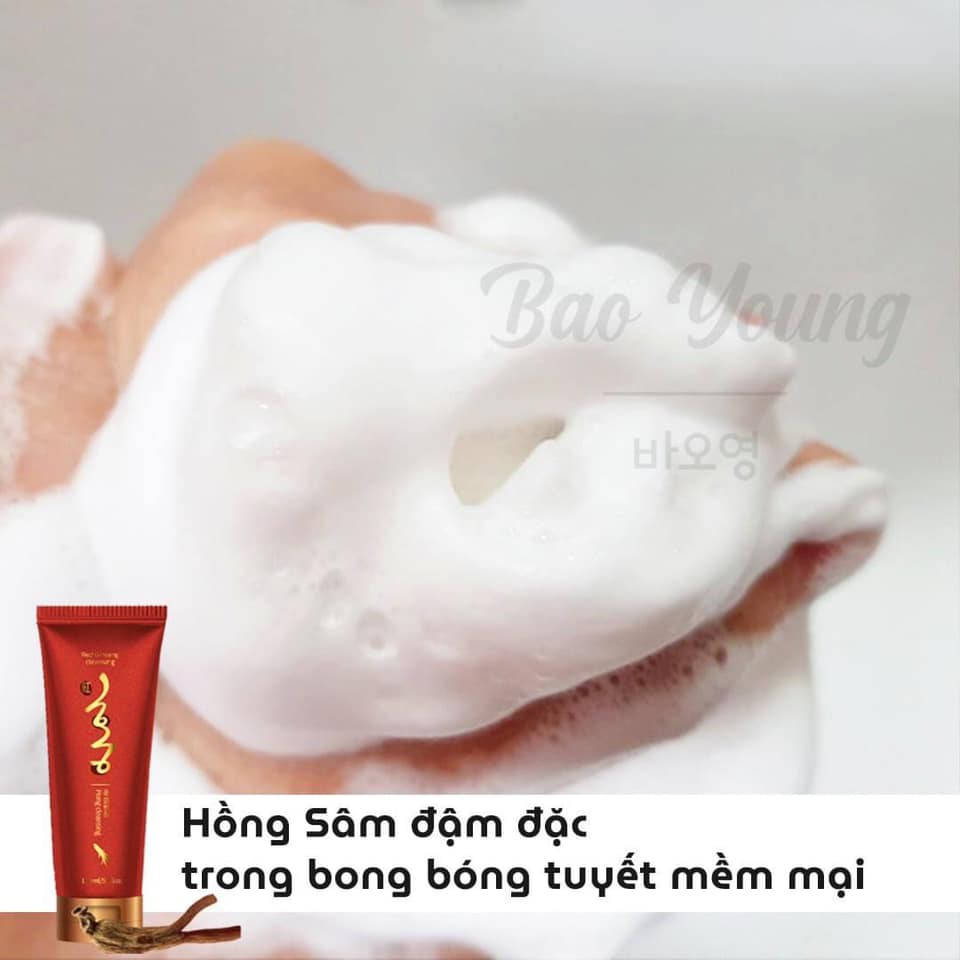 Sữa rửa mặt Red Ginseng cleansing Hong cleansing 170ml