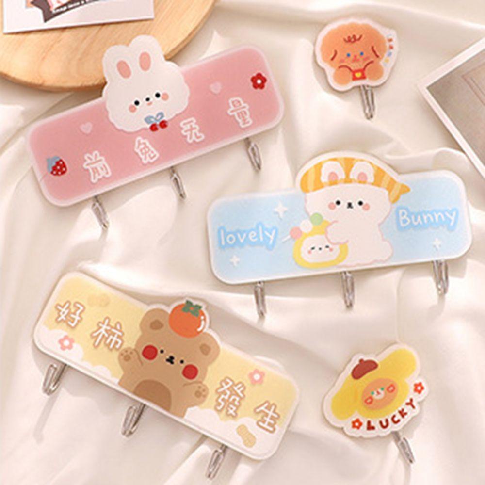 1 Móc Treo Khăn Tắm Họa Tiết Hoạt Hình Dễ Thương Trang Trí Nhà Cửa