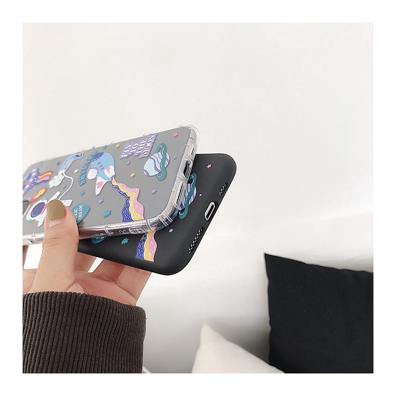 Ốp điện thoại mềm hình phi hành gia cho iphone 6 6s 7 8 plus ix xr xs max se2 11 pro max 7plus 8plus 6plus | BigBuy360 - bigbuy360.vn