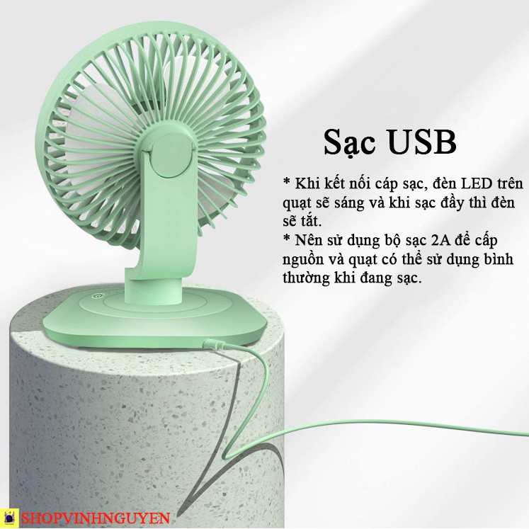 Quạt Điều Hòa Để Bàn Mini Y1 Tích Hợp Pin Sạc Khủng 3000mAh Có Chế Độ Xoay 120 Độ Độ Ồn Thấp Làm Mát Hiệu Quả | BigBuy360 - bigbuy360.vn
