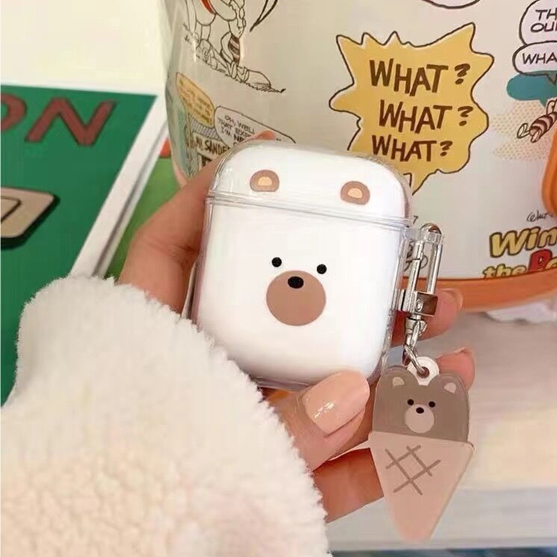 Vỏ Bảo Vệ Hộp Sạc Tai Nghe Không Dây Bằng TPU Cho 1 2 Ốp