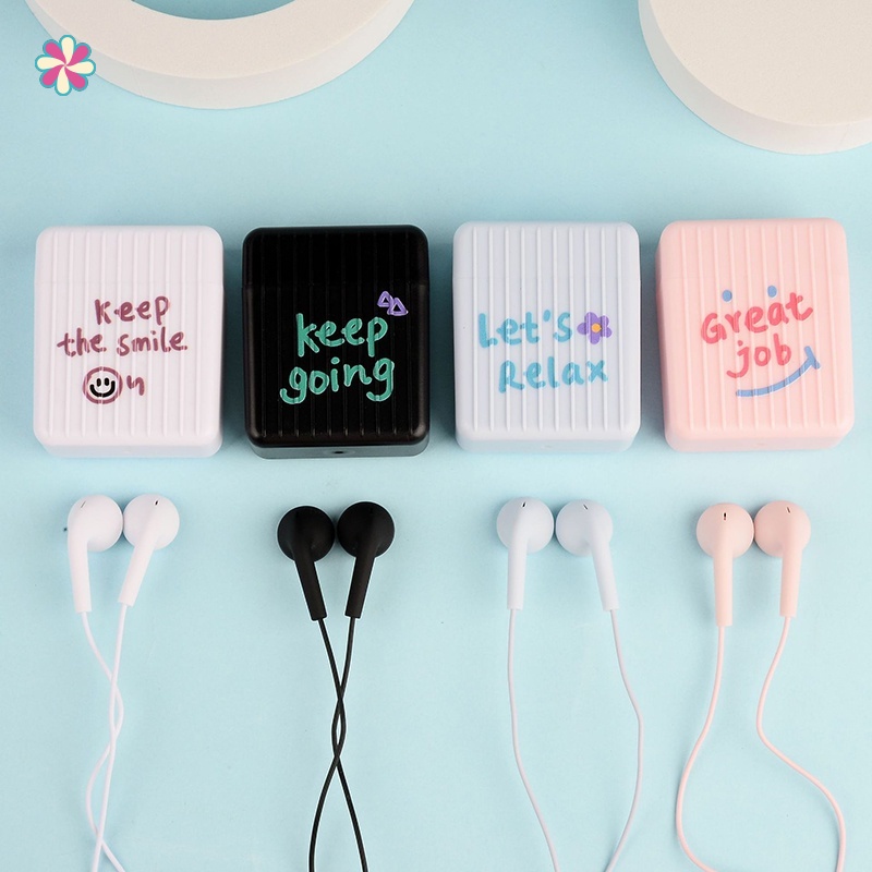 Tai nghe có dây bán trong một âm thanh chất lượng cao có mic cho điện thoại máy tính OPPO Huawei VIVO Xiaomi Apple