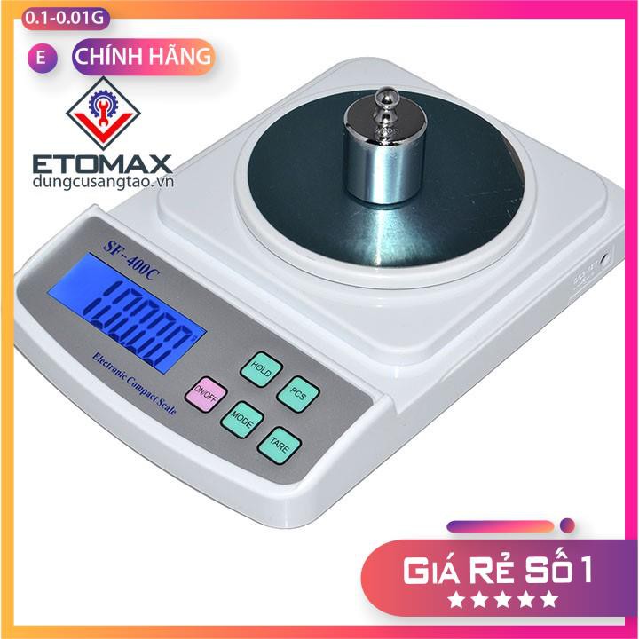Cân tiểu ly để bàn 500g x 0.01g SF-400C, Hàng chính hãng, Đã Hiệu Chuẩn