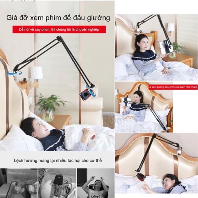 Giá đỡ đa năng, kẹp điên thoại, ipad | BigBuy360 - bigbuy360.vn