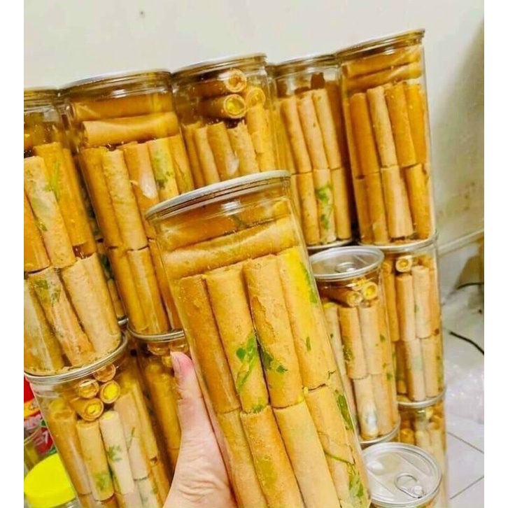 Bánh ống ngò nhân sầu riêng 400gr